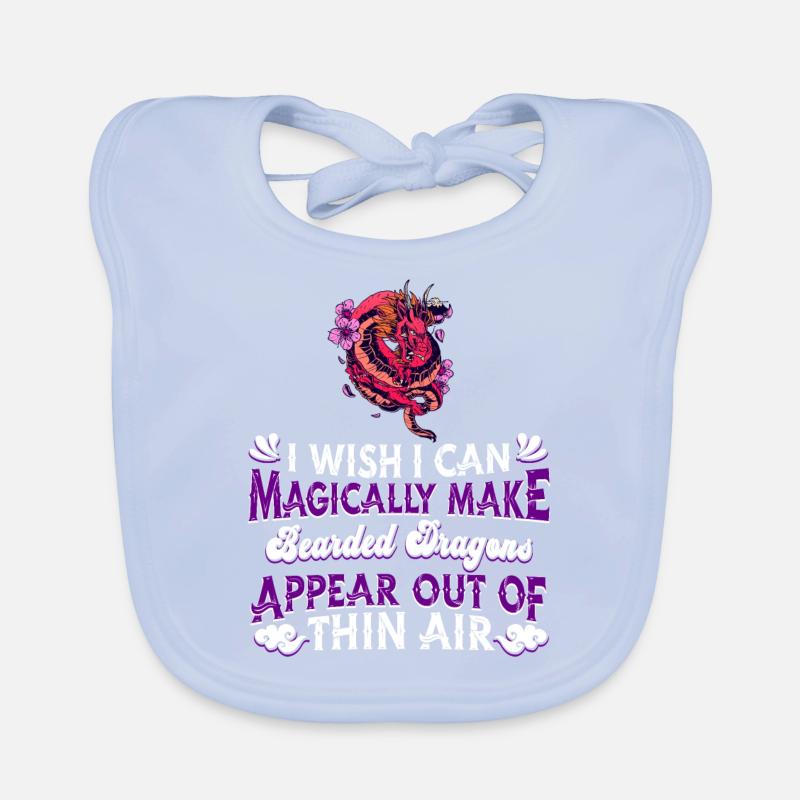 Bartagame Eidechse Reptil Gecko Echse Baby Bio-Lätzchen