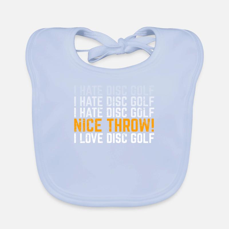 J’aime Disc Golf Funny Disc Golf Player Funny Fris Bavoir bio Bébé