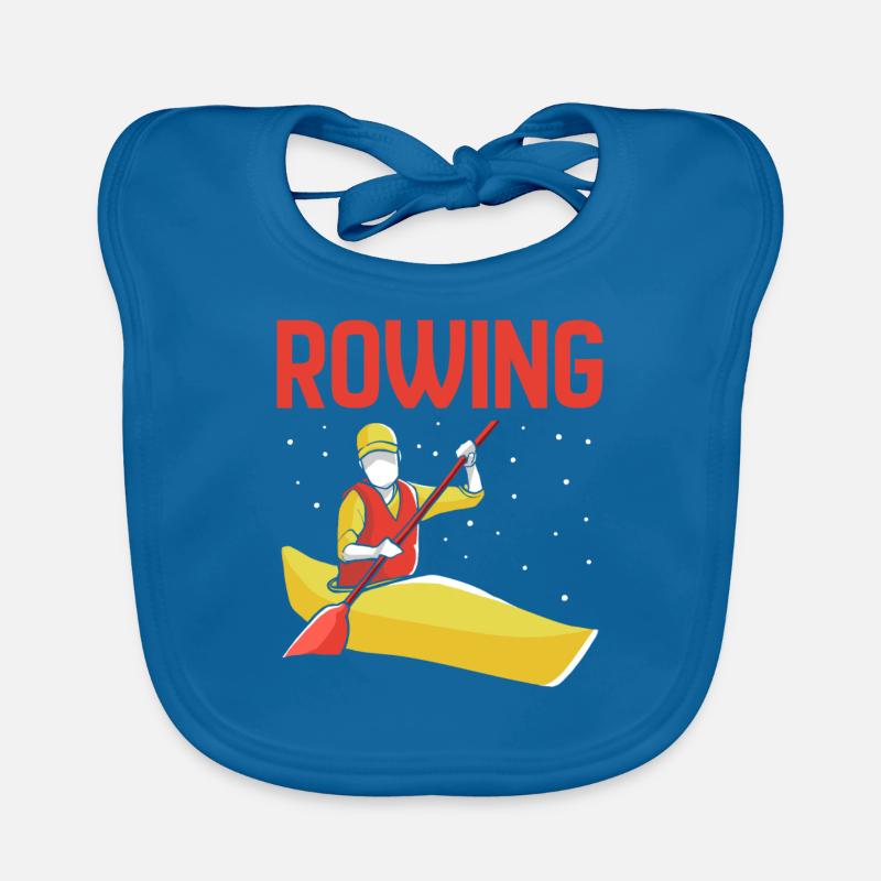 Rowing Rowing Rowing Rowing Rowing Boat Rowing Organic Baby Bibs