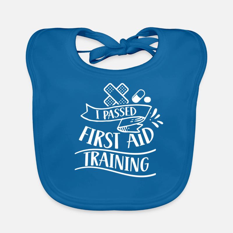 I passed a first aid course teacher Organic Baby Bibs