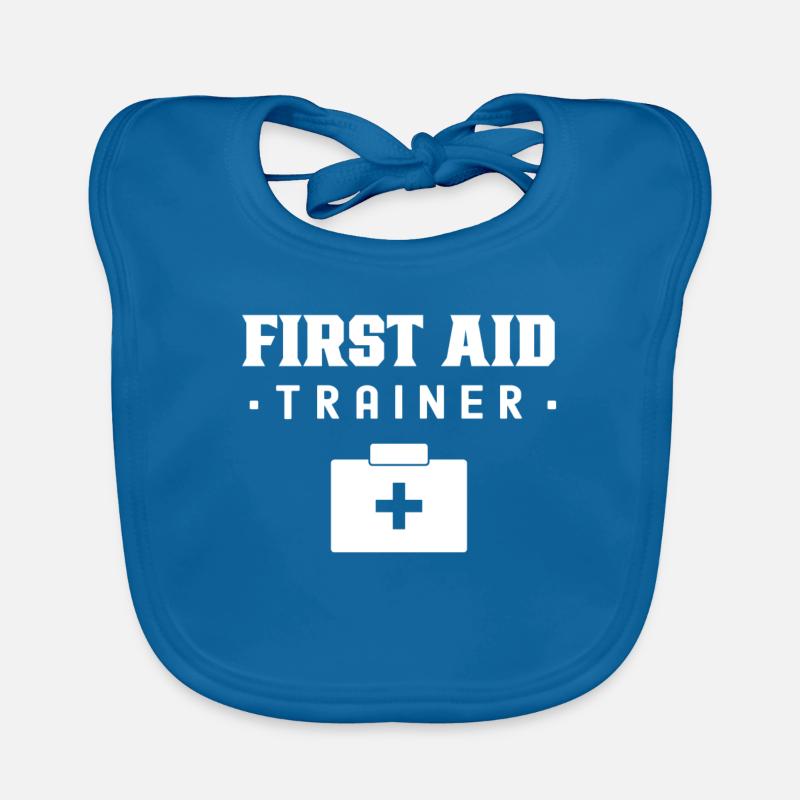 First Aid Instructor Immediate Measures Course Teacher Organic Baby Bibs