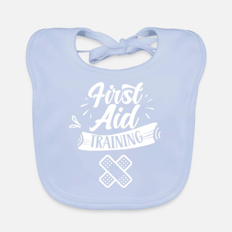 First Aid Training Trainer Course Teacher Organic Baby Bibs