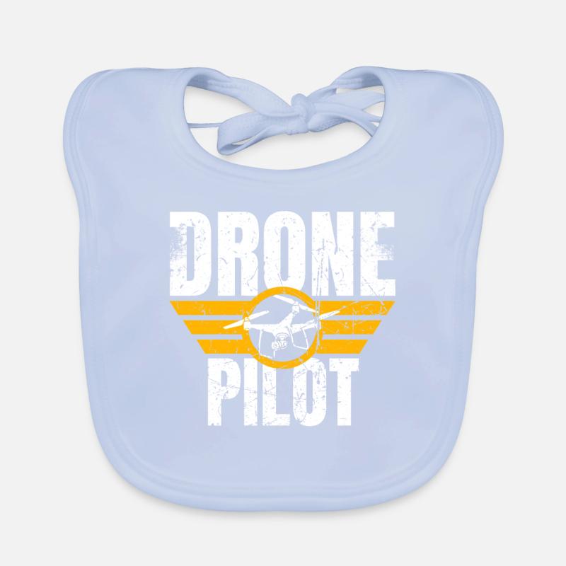 Drone Drone Pilote Drone Opérateur Quadcopter Bavoir bio Bébé