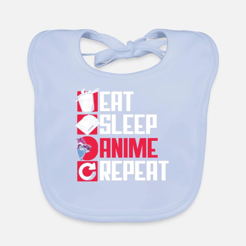 Funny Anime Gift Organic Baby Bibs