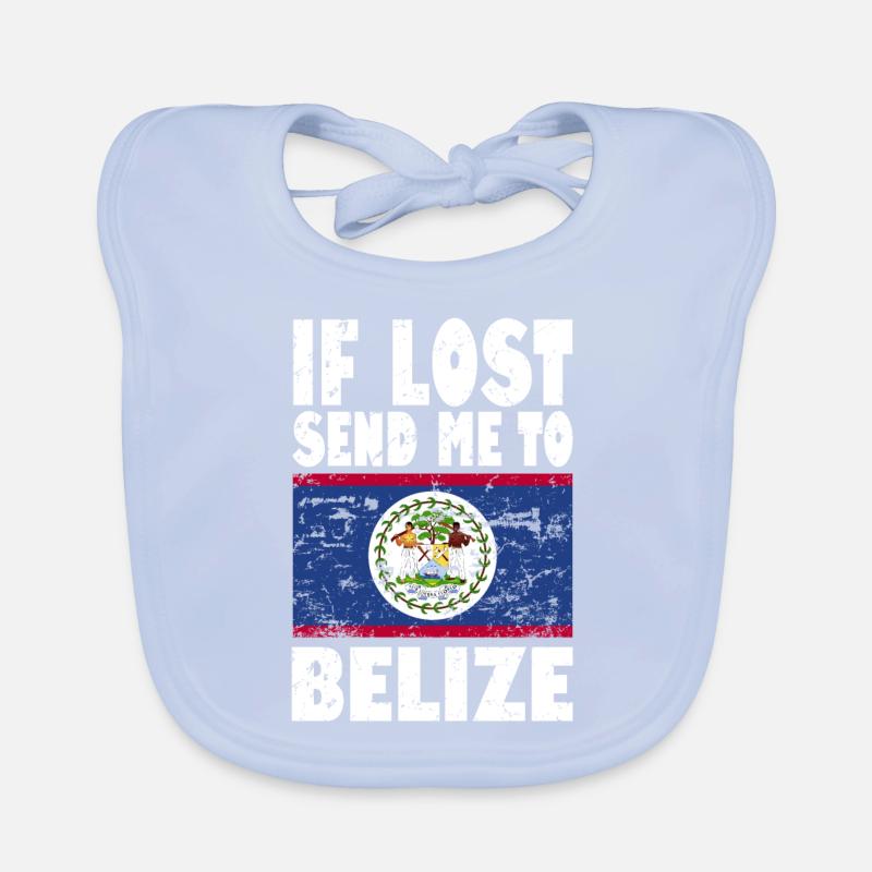 Drapeau du Belize Bavoir bio Bébé