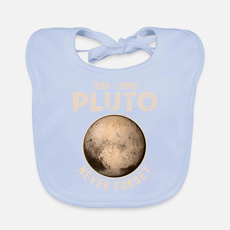 Pluto 1930-2006 never forget Organic Baby Bibs