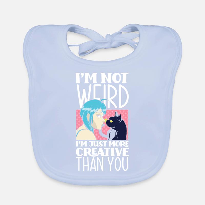 Funny Anime Gift Organic Baby Bibs