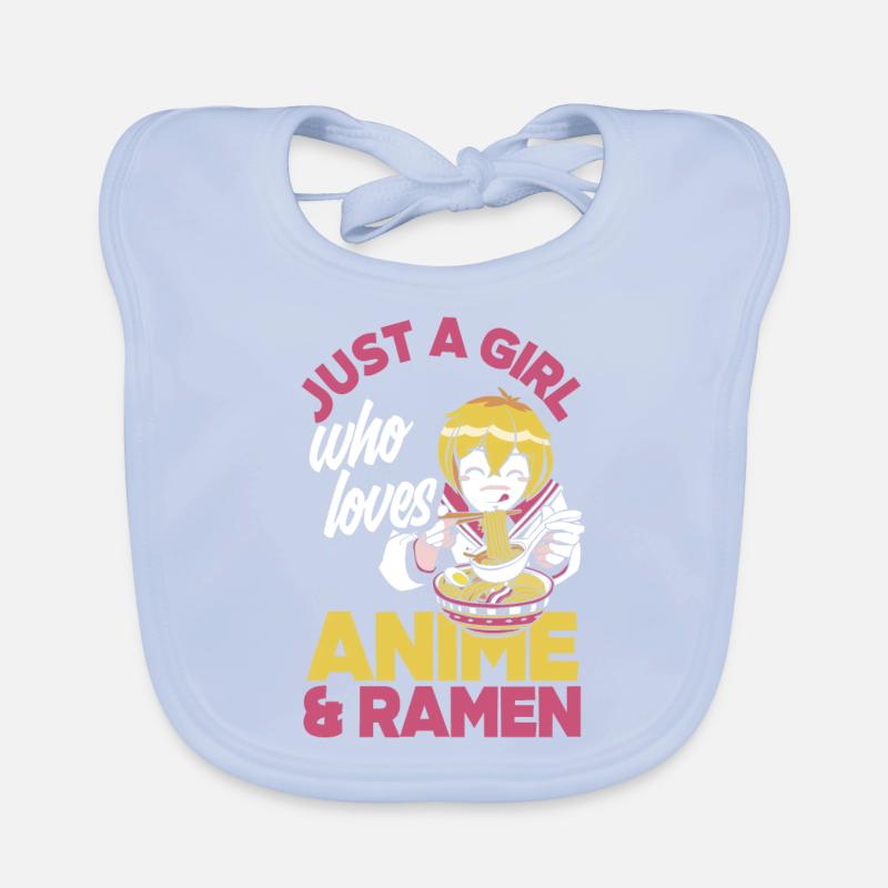 Funny Anime Gift Organic Baby Bibs