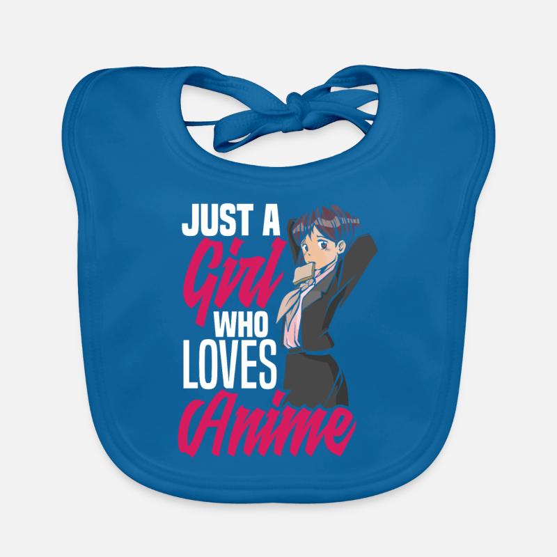 Funny Anime Gift Organic Baby Bibs