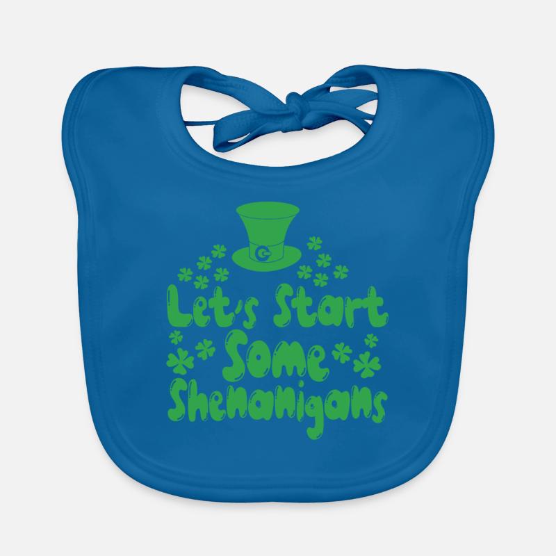 Let's Make Some Shenanigans Ireland Irish Organic Baby Bibs
