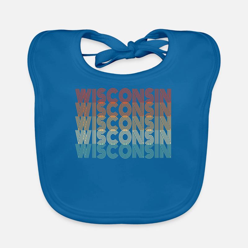 Wisconsin bewohner geschenk Baby Bio-Lätzchen