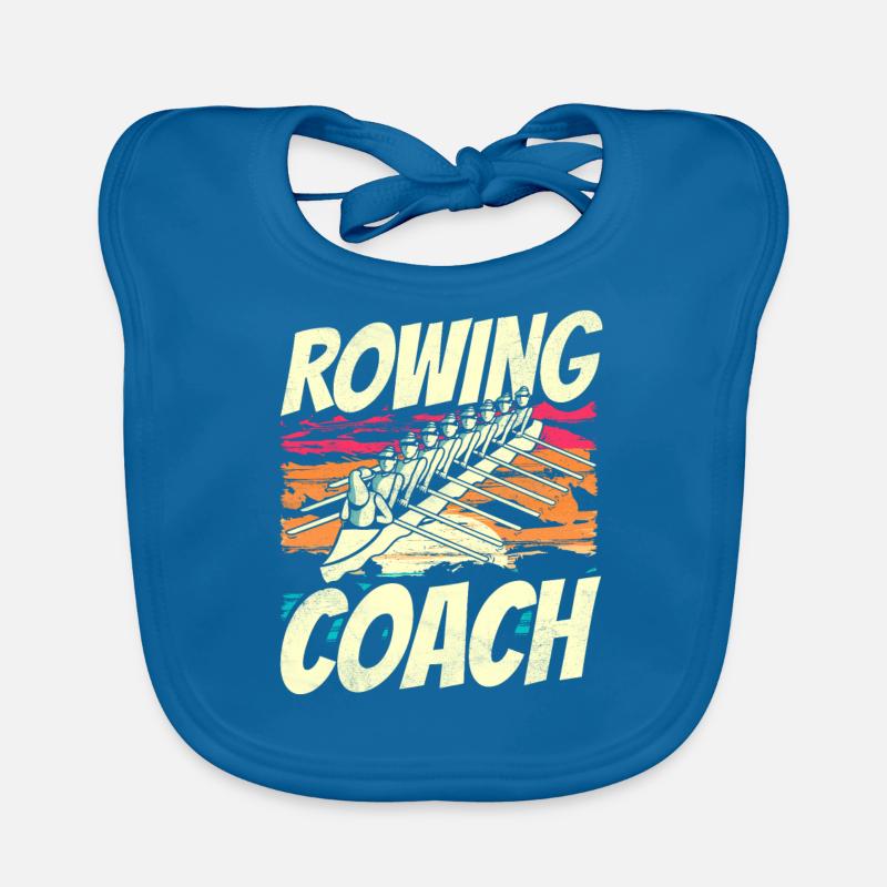 Rowing trainer Rowing Rowing Rowing Rowing Boat Organic Baby Bibs
