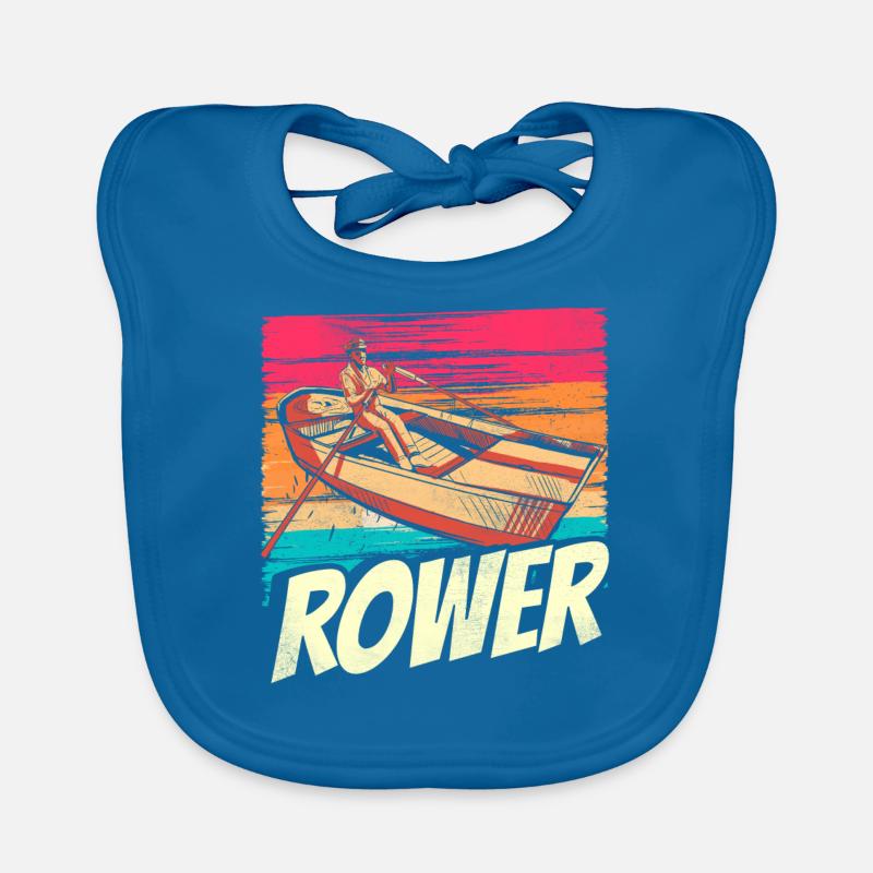 Rowing Rowing Boat Rowing Rowing Rowing Rowing Organic Baby Bibs