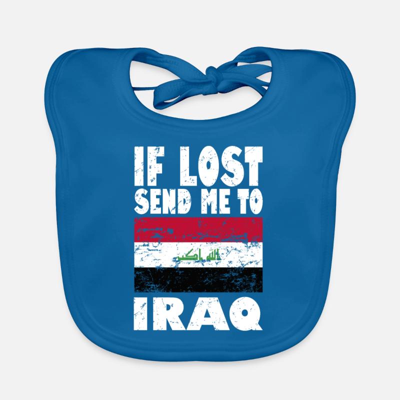 Irak Flagge Spruch Baby Bio-Lätzchen