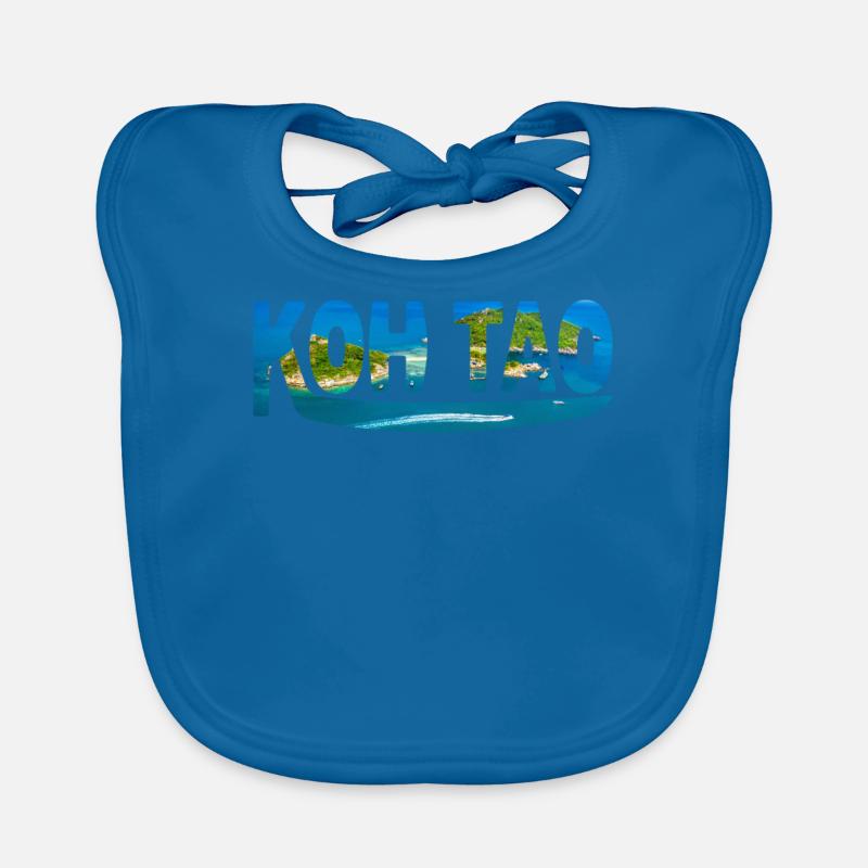 Koh Tao - Île paradisiaque - Vacances - Plongée Bavoir bio Bébé