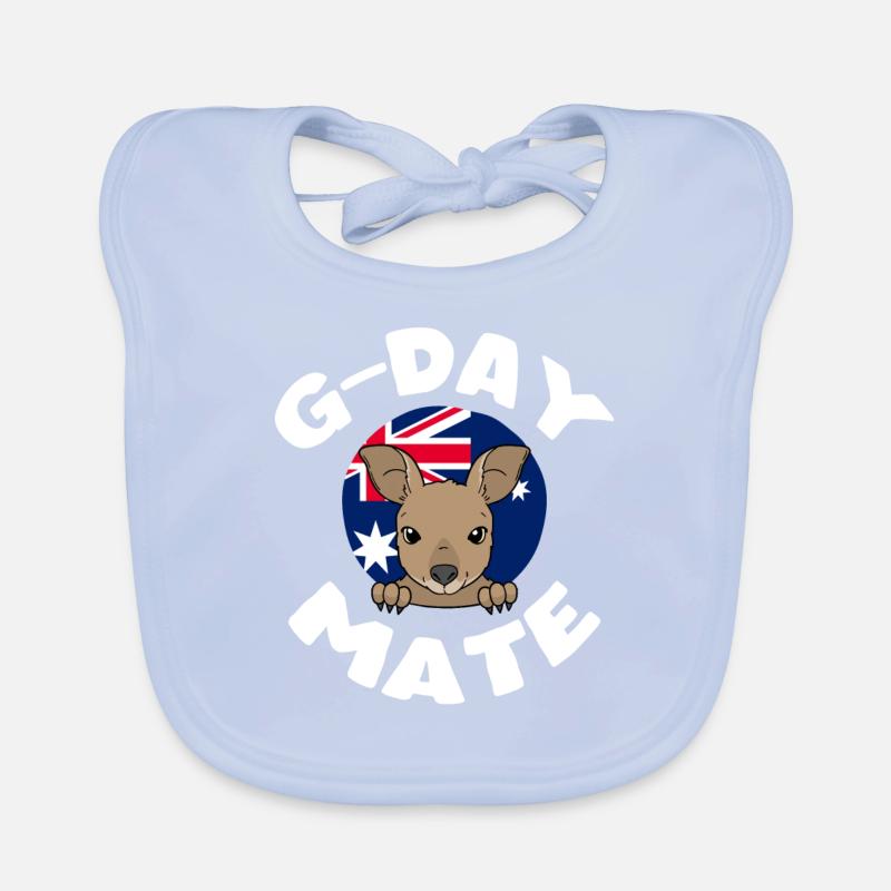 G-day Mate Kangaroo Australia Baby Bio-Lätzchen