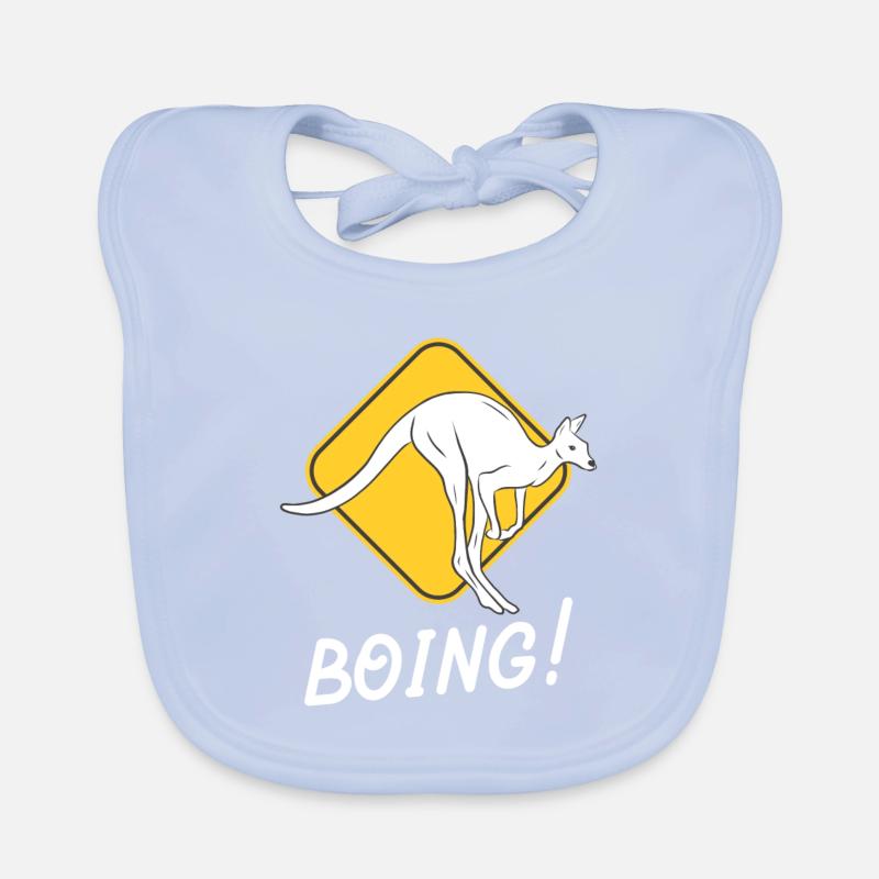 Kangaroo Jumping Baby Bio-Lätzchen