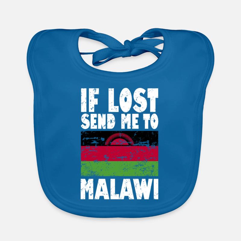 Drapeau du Malawi Bavoir bio Bébé