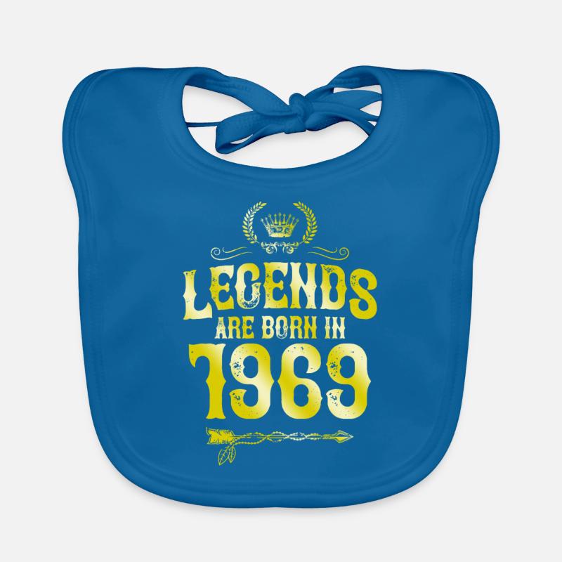 1969 legends born in Organic Baby Bibs