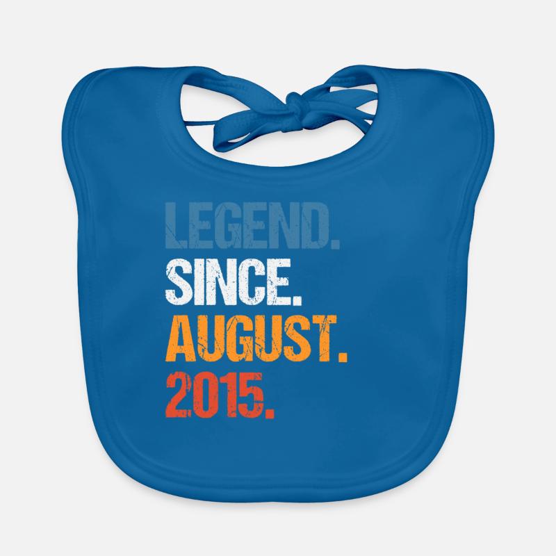 Legend Since August 2015 Geburtstag Baby Bio-Lätzchen