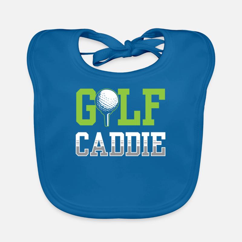 Golf Caddie Profession Golfer Golfing Organic Baby Bibs