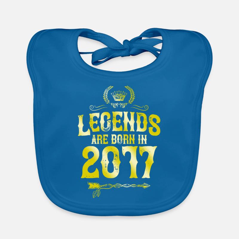 2017 legends born in Organic Baby Bibs