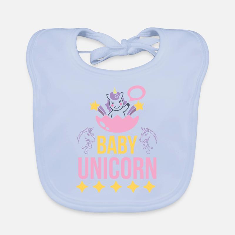 Baby Einhorn Unicorn Baby Bio-Lätzchen