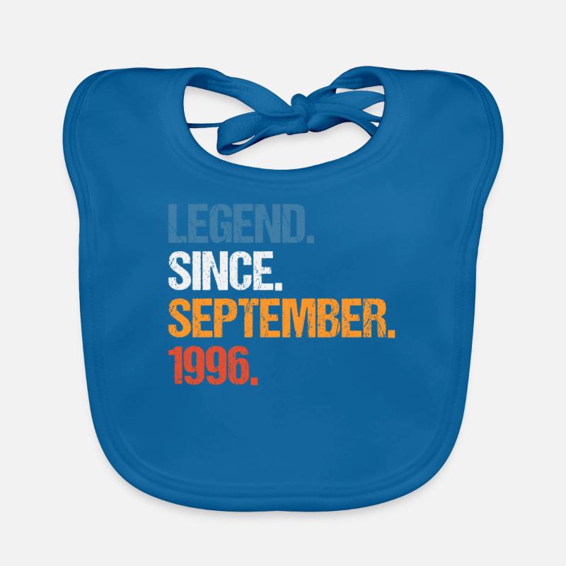 Legend Since September 1996 Geburtstag Baby Bio-Lätzchen