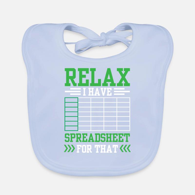 Entspannen Sie Sich Ich Habe Ein Spreadsheet Dafür Baby Bio-Lätzchen