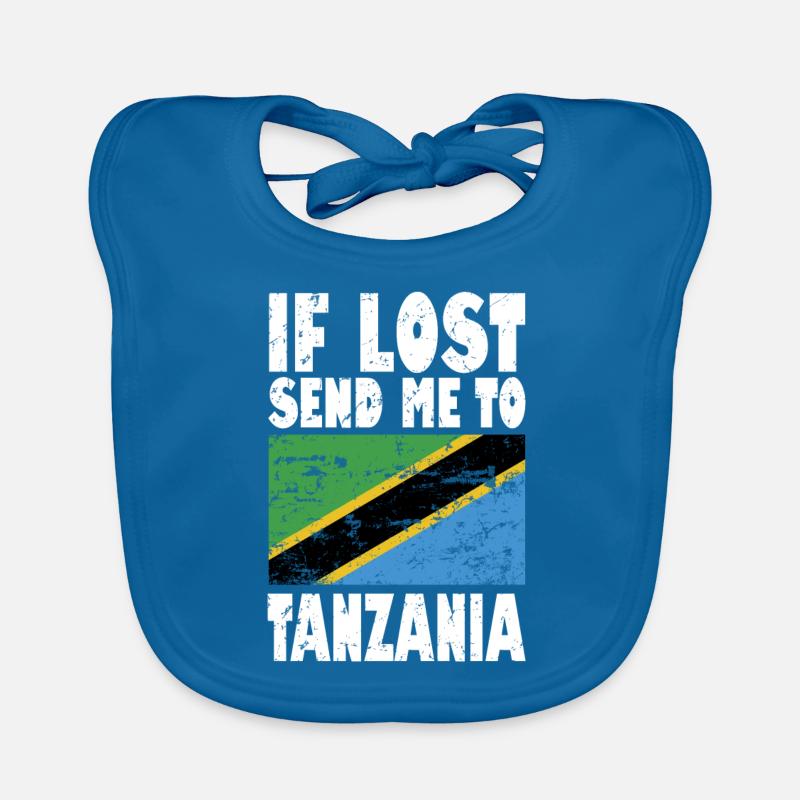 Drapeau de la Tanzanie Bavoir bio Bébé