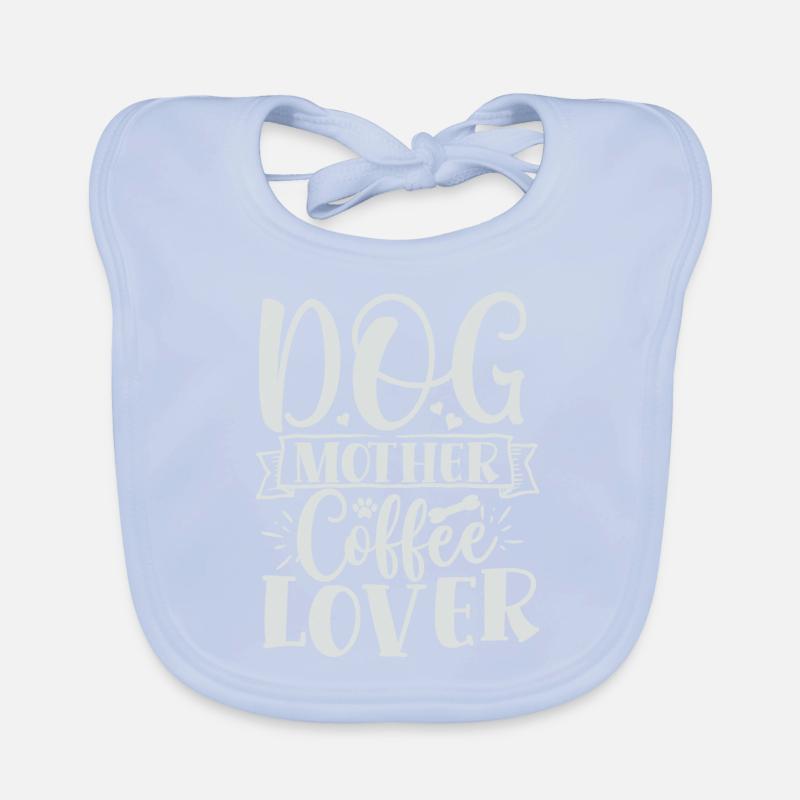 Hundemutter Kaffeeliebhaberin Baby Bio-Lätzchen