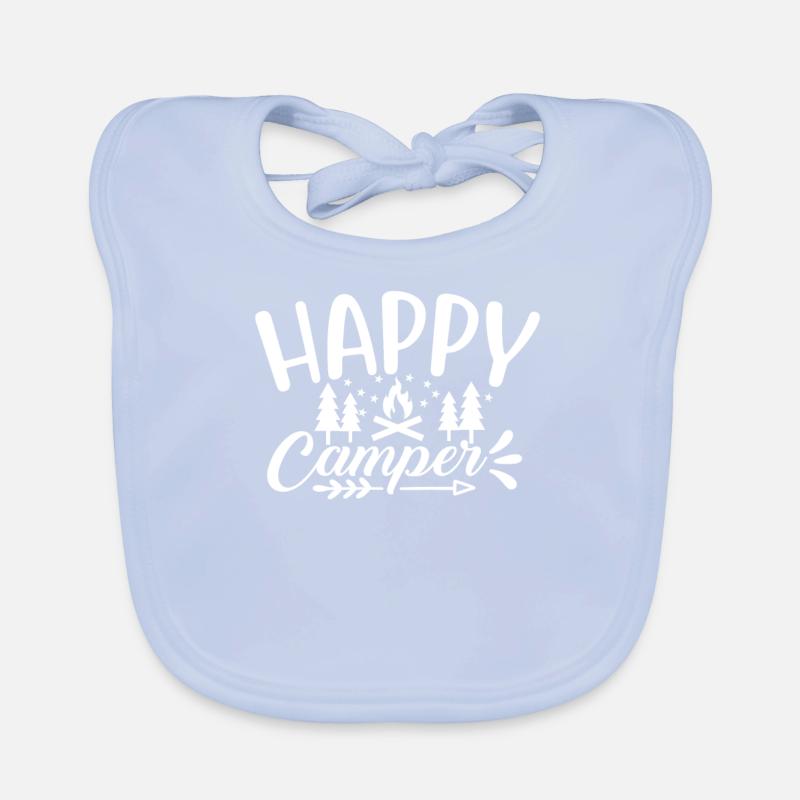 Glücklicher Camper Baby Bio-Lätzchen
