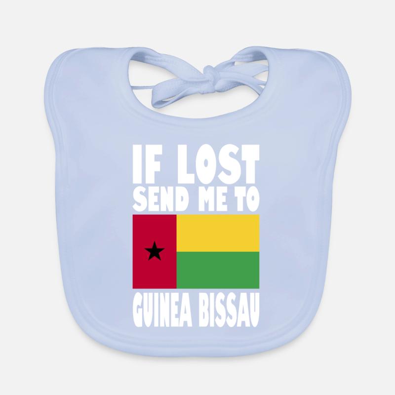 Drapeau de la Guinée-Bissau Bavoir bio Bébé