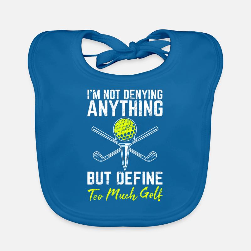 Define Too Much Golf Funny Golf Funny Golfing Love Baby Bio-Lätzchen