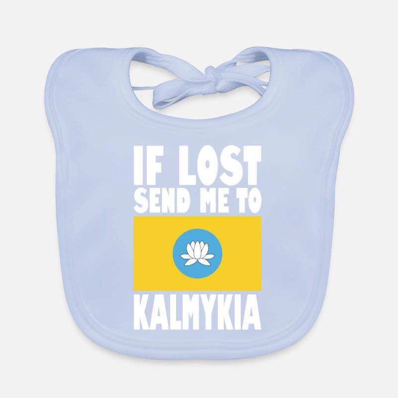 Drapeau de Kalmoukie Bavoir bio Bébé