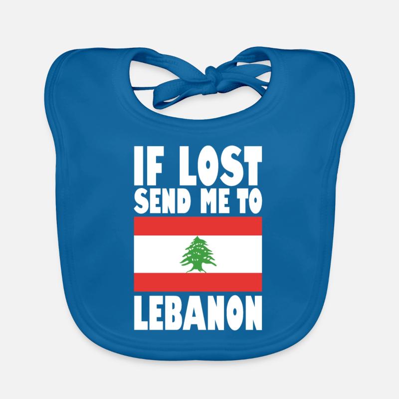 Drapeau du Liban Bavoir bio Bébé