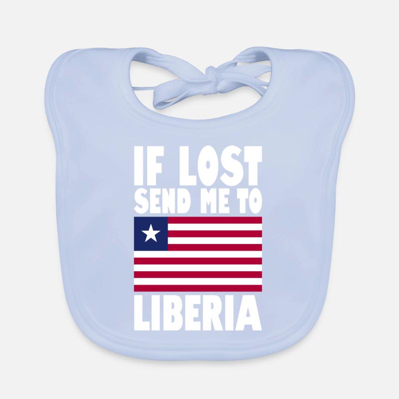 Libya Flag Saying Organic Baby Bibs