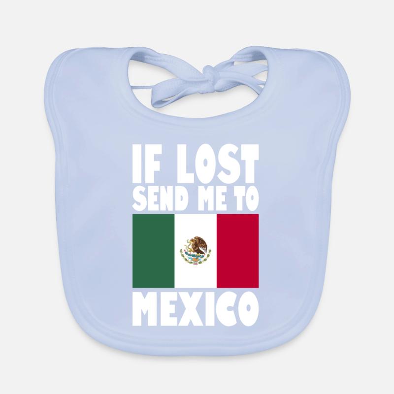 Mexiko Flagge Spruch Baby Bio-Lätzchen