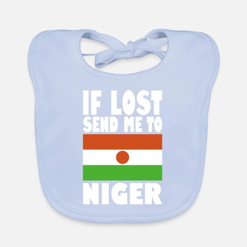 Drapeau du Niger Bavoir bio Bébé