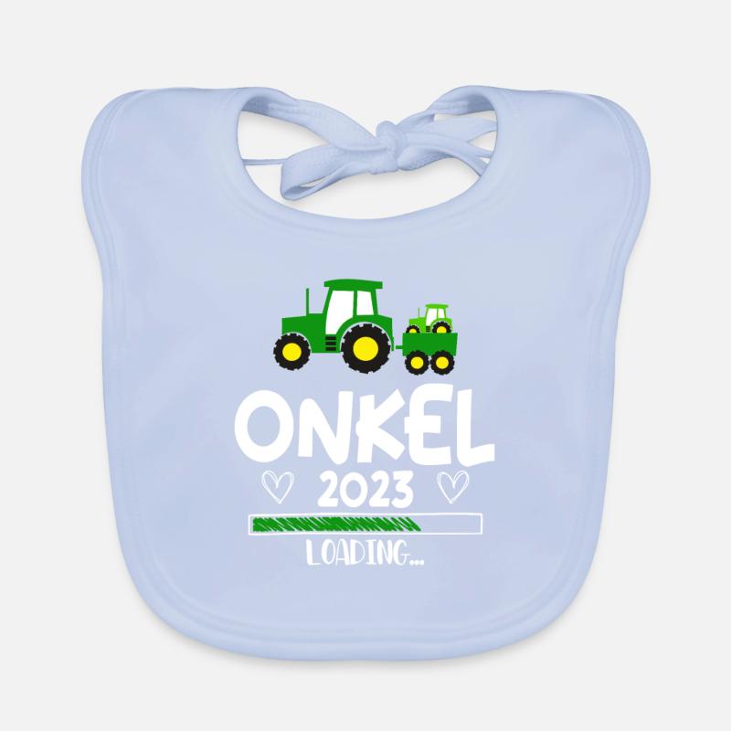 Onkel 2023 Loading Schwangerschaft Baby Bio-Lätzchen