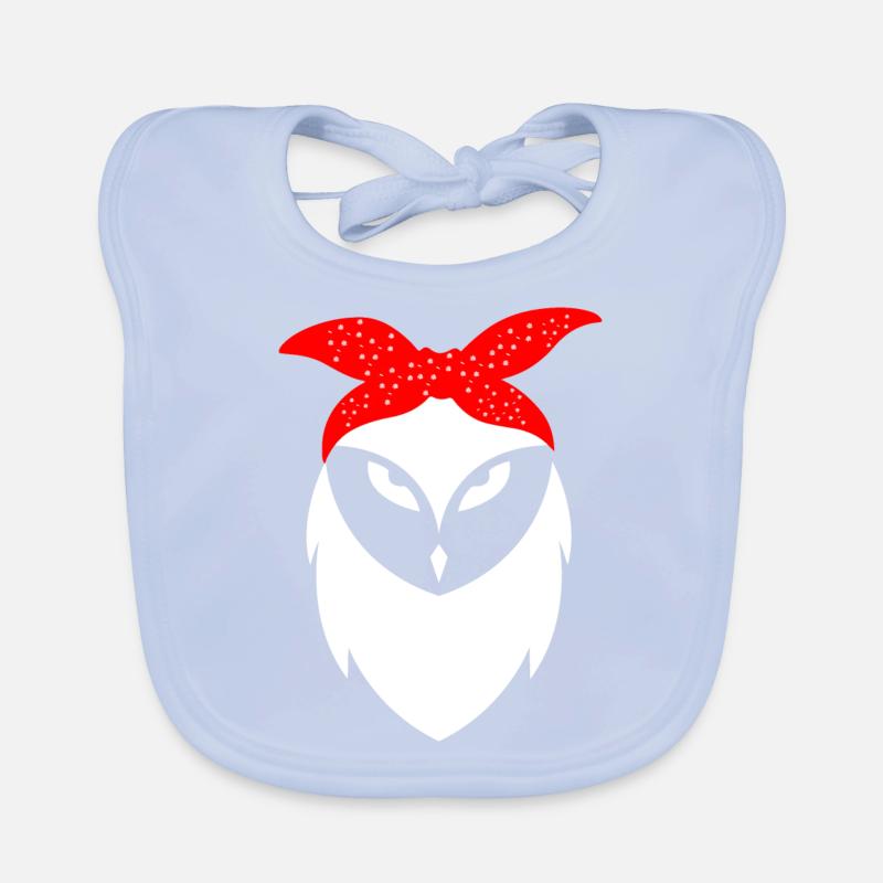 Eule Baby Bio-Lätzchen