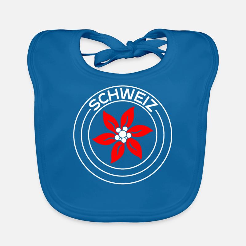 Schweizer Enzian Baby Bio-Lätzchen