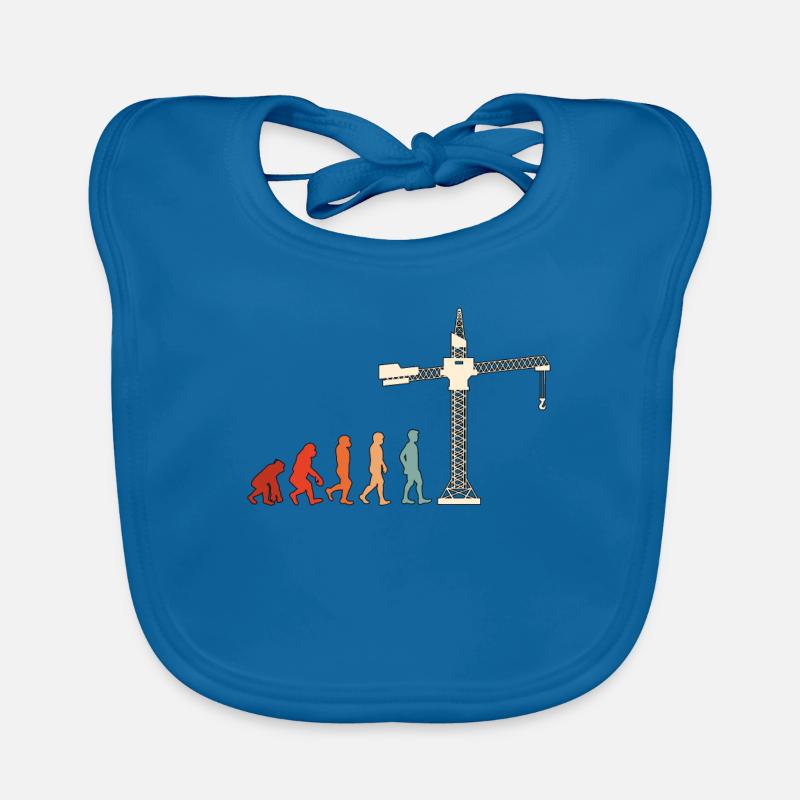 Construction Worker Construction Crane Operator Crane Driver Gift Organic Baby Bibs