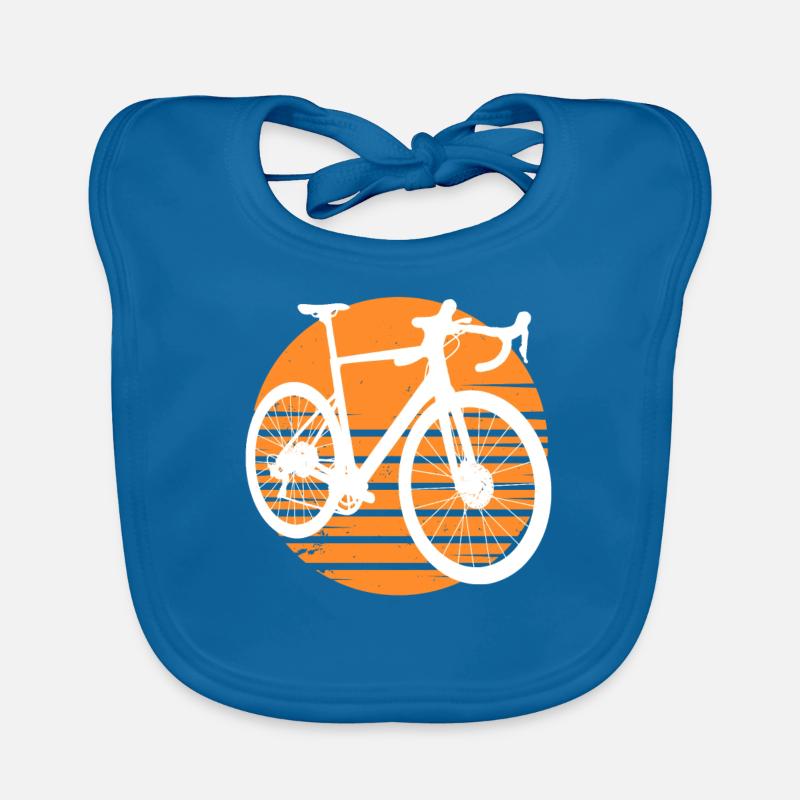 Conception de vélo de route pour cyclistes Vintage Bavoir bio Bébé