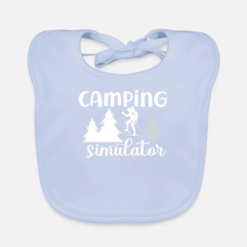 Simulateur de camping Bavoir bio Bébé