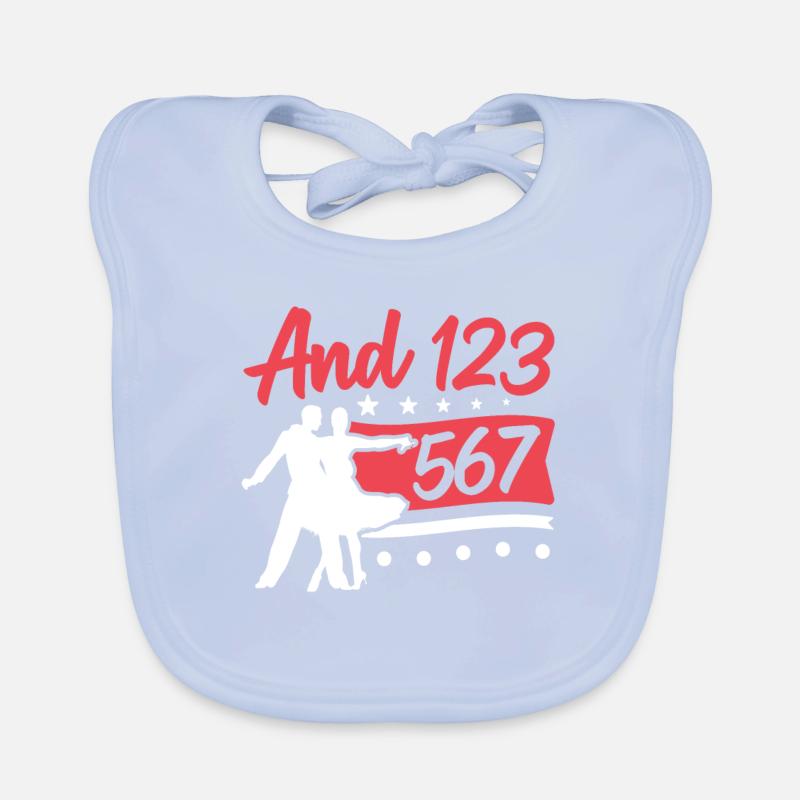 Salsa Dancer Latin Dancing And 123 567 Salsa Organic Baby Bibs