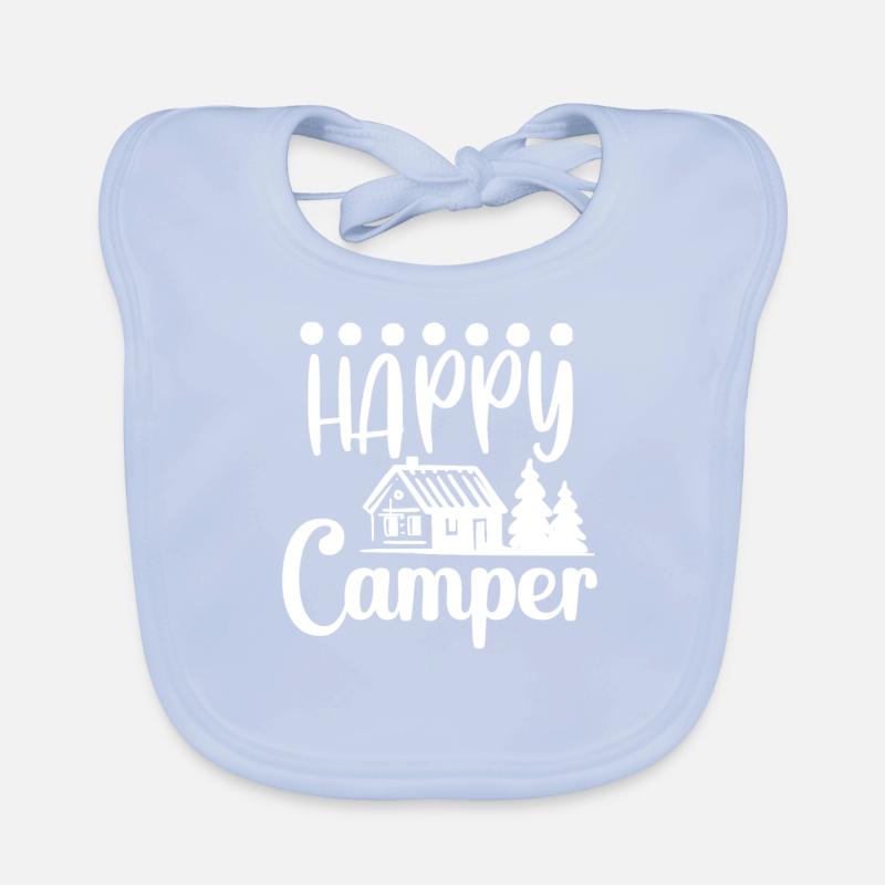 Hiking Hikers Camping funny saying Organic Baby Bibs