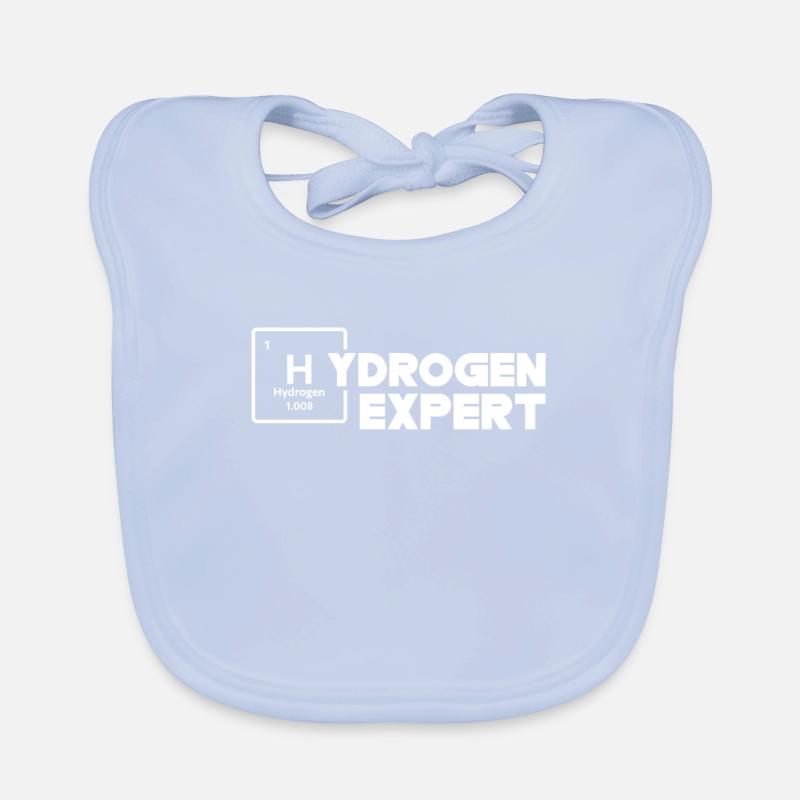 Hydrogen Expert Energie Wasserstoff Element Baby Bio-Lätzchen