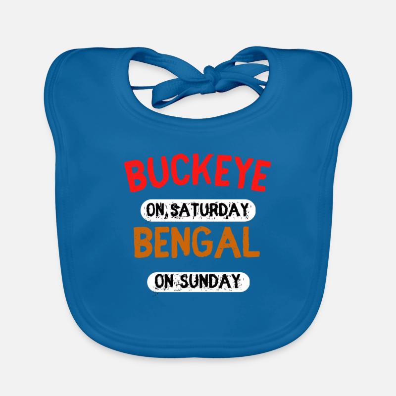 Samedi Bengale le dimanche Cincinnati Ohio Bavoir bio Bébé