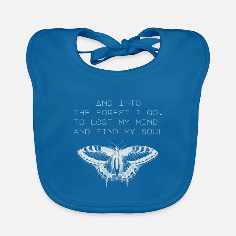 Dans la forêt je vais, design errant Bavoir bio Bébé
